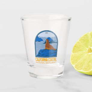 California Coastal National Monument Harbor Siegel Schnapsglas