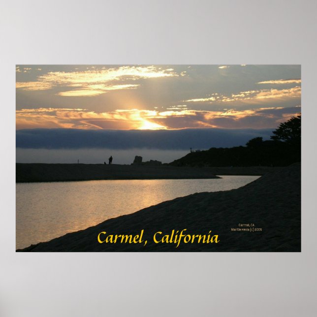 California Coastline - Carmel - Poster (Vorne)