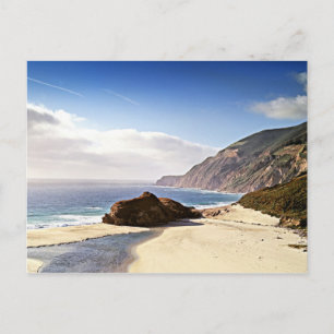 California Coastline, schönes landschaftliches Fot Postkarte