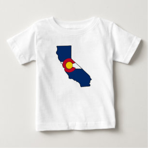 California Colorado Fahnenbaby-Shirt Baby T-shirt