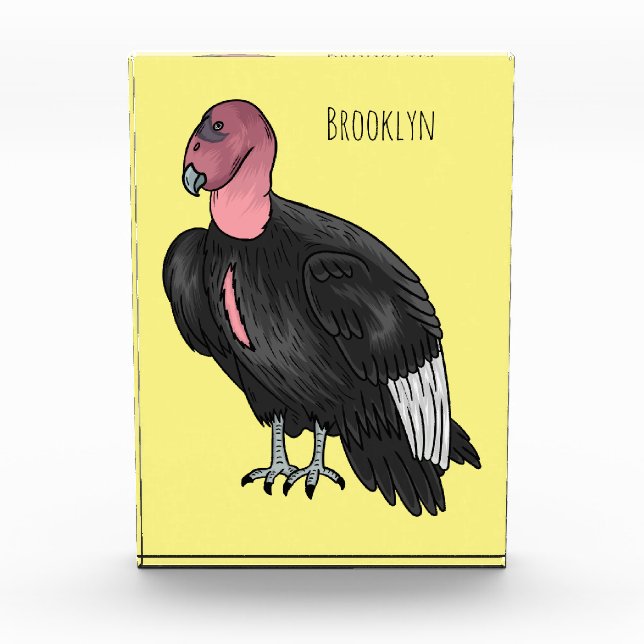 California condor bird Cartoon Fotoblock (Vorderseite)
