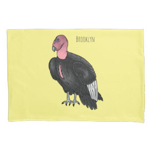 California condor bird Cartoon Kissenbezug