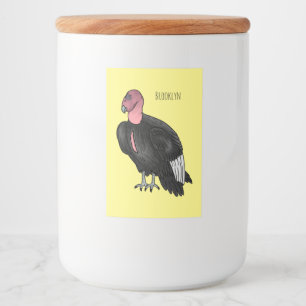 California condor bird Cartoon Lebensmitteletikett