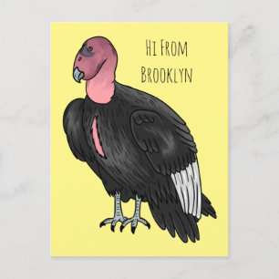 California condor bird Cartoon Postkarte