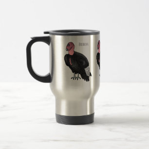California condor bird Cartoon Reisebecher