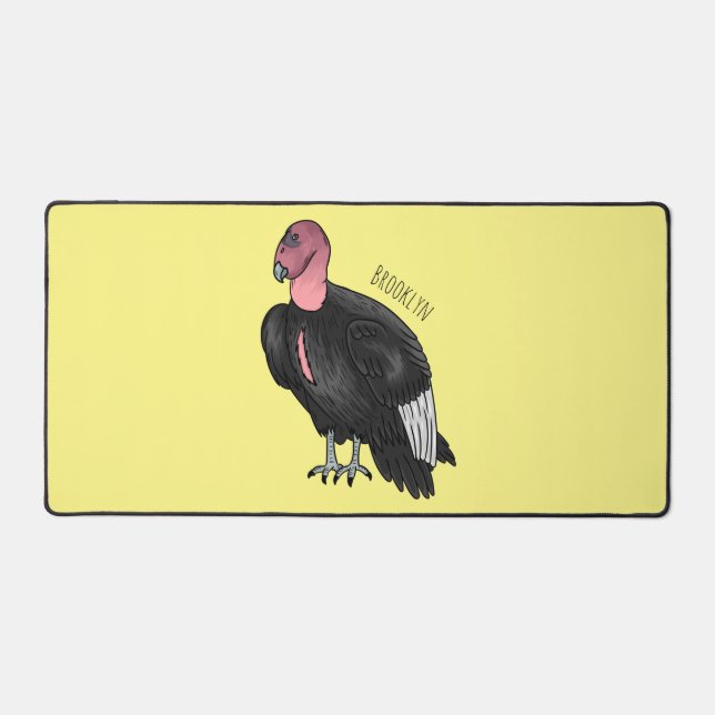 California condor bird Cartoon Schreibtischunterlage (Vorderseite)