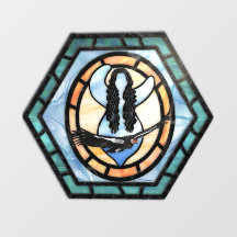 California Condor Goddess Window