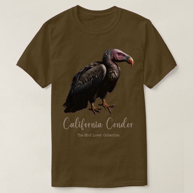 California Condor The Bird Lover Collection TShirt (Design vorne)