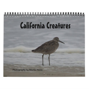 California Creatures Calendar (September-August) Kalender