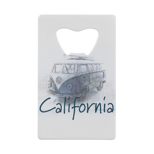 California Credit Card Flaschenöffner (Vorderseite)
