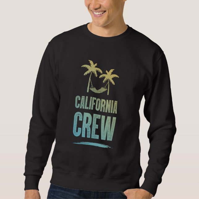 California Crew Colorful  Vacation Team Sweatshirt (Vorderseite)