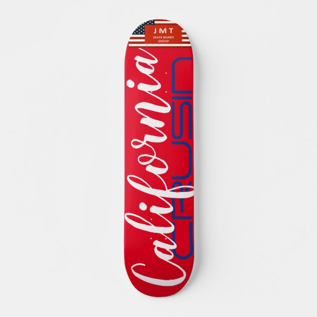 CALIFORNIA CRUISIN JMT 7 3/4" Skateboard Deck (Vorne)