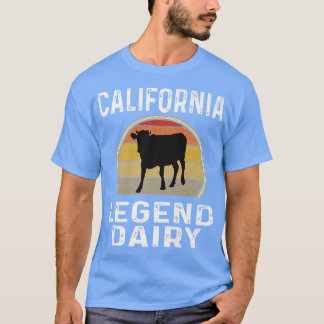 California Dairy Bauer Legend Dairy Cow Cattle Fu T-Shirt