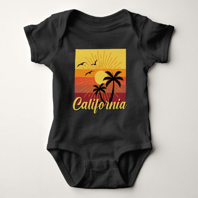 California Design - Baby Jersey Bodysuit Baby Strampler (Vorderseite)