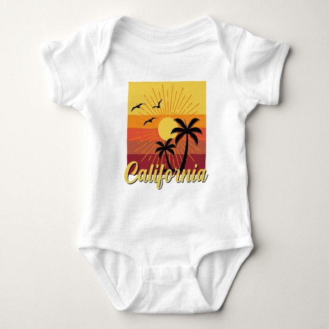 California Design - Baby Jersey Bodysuit Strampler (Vorderseite)