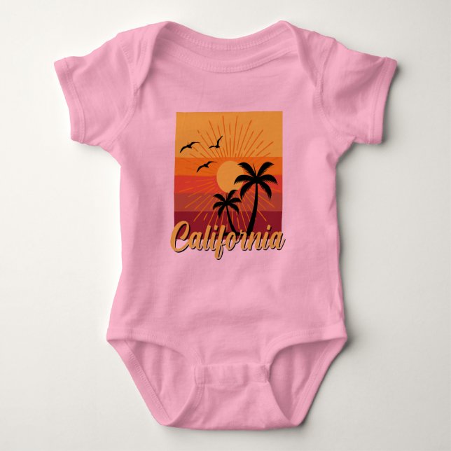 California Design - Baby Jersey Bodysuit Strampler (Vorderseite)