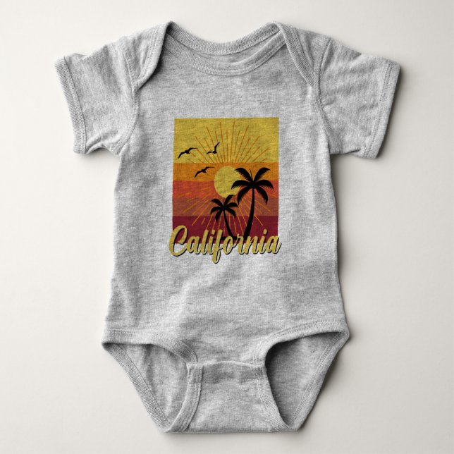 California Design - Baby Jersey Bodysuit Strampler (Vorderseite)