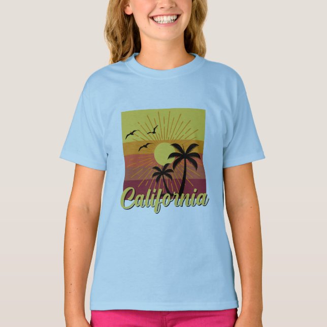 California Design - Der T - Shirt für Mädchen (Vorderseite)