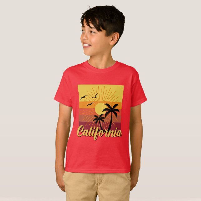 California Design - Kids' Basic T - Shirt (Vorne ganz)