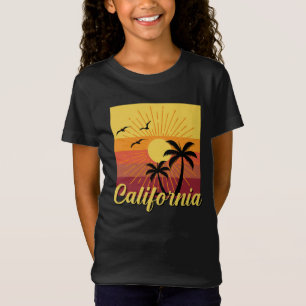 California Design - Mädchen Fein-Jersey-T-Shirt T-Shirt