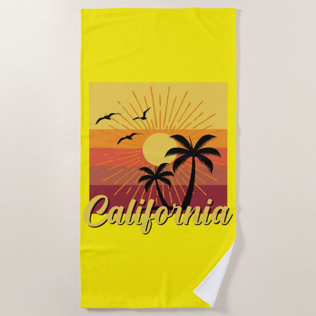 California Design - Strandtuch (Vorderseite)