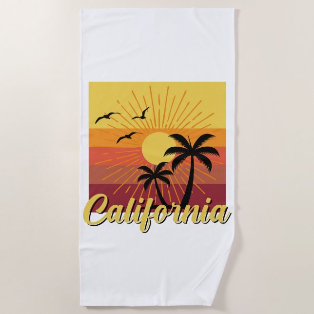 California Design - Strandtuch (Vorderseite)