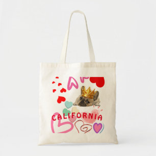California Dog Lover Trendy Summer Fusion Tasche