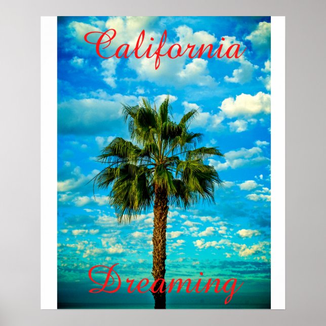 California Dream Poster (Vorne)