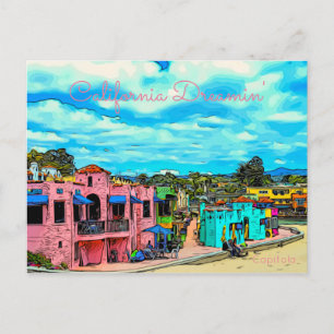 California Dreamin Capitola Coast Postkarte