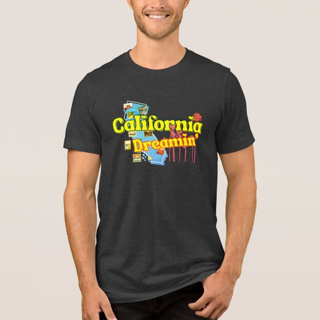 California Dreamin' Tri-Blend Shirt (Vorderseite)