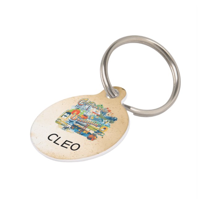 California Dreaming Haustiermarke (Seite)