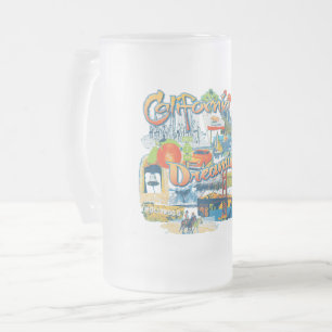 California Dreaming Mattglas Bierglas