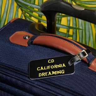 California Dreaming Monogramm Gepäckanhänger