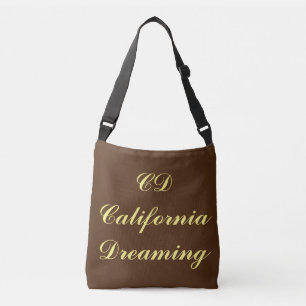 California Dreaming Monogramm Tragetaschen Mit Langen Trägern