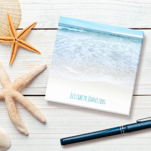 California dreaming ocean beach waves photo custom post-it klebezettel