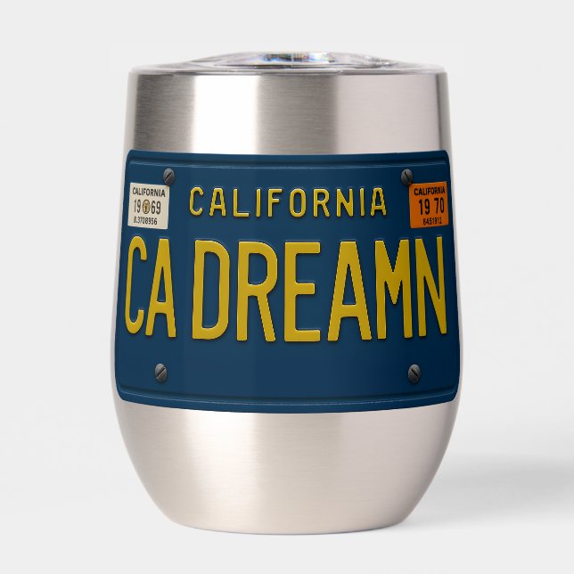 California Dreaming - Retro 1969 License Plate (Vorderseite)