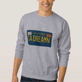 California Dreaming - Retro 1969 License Plate Sweatshirt