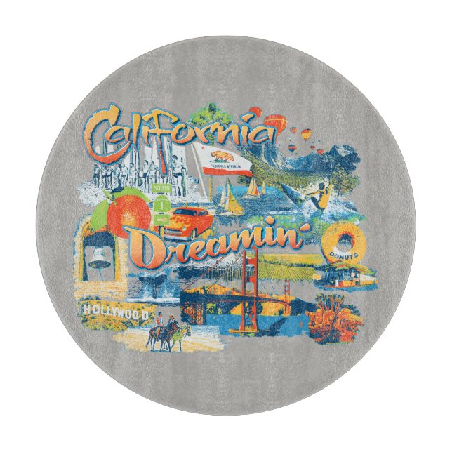 California Dreaming Schneidebrett (Vorderseite)