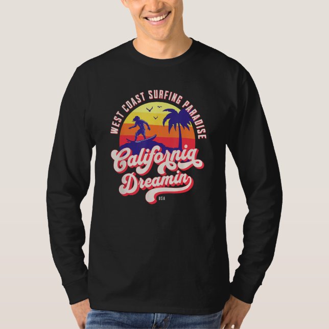 California Dreaming Surfing T-Shirt (Vorderseite)