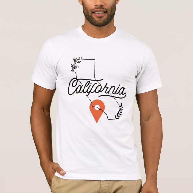 "California Dreaming'' T-shirt  (Vorderseite)