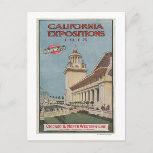 California Expositions Poster #2 Postkarte