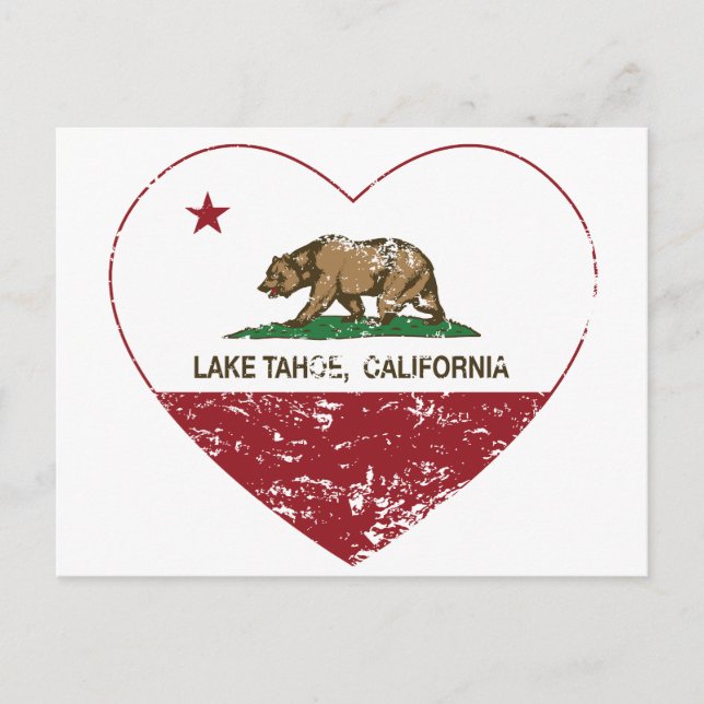 California Fahnensee, Herzleiden Postkarte (Vorderseite)