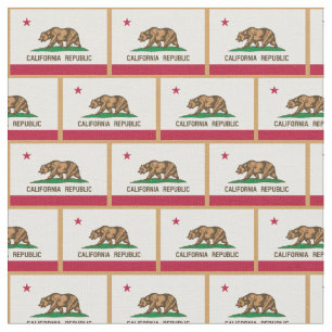 California Flag & America Staat Fabric/USA mode Stoff
