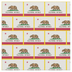 California Flag & America Staat Fabric/USA mode Stoff