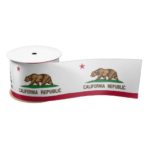 California Flag & America Staaten USA - Reise/Spor Satinband