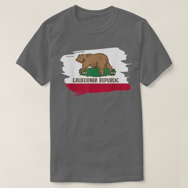 California Flag Bär 484 T-Shirt (Design vorne)