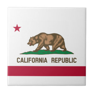 California Flag Fliese