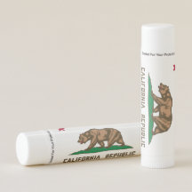California Flag Lip Balm