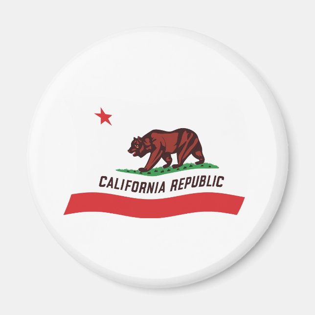 California Flag Magnet (Vorne)