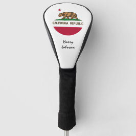 California Flag, Mit Monogramm Golf Clubs Covers,  Headcover